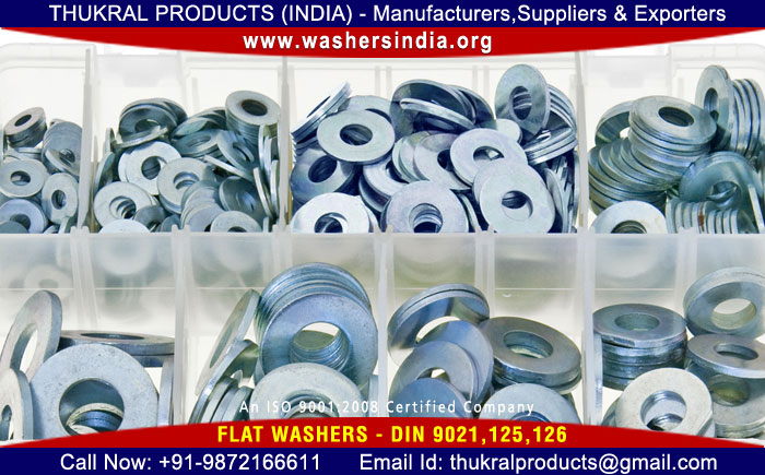 flat washers plain washer manufacturers exporters suppliers distributors in India Punjab Ludhiana