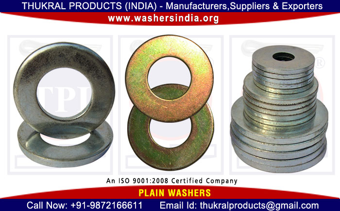 din 125 din 126 plain washers manufacturers exporters suppliers distributors in India Punjab Ludhiana