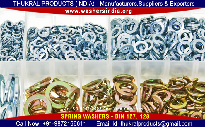 spring washers din 127 spring washer manufacturers exporters suppliers distributors in India Punjab Ludhiana