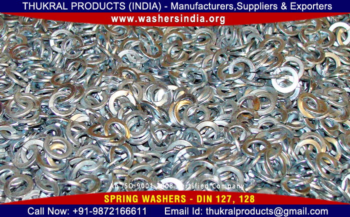steel spring washers manufacturers exporters suppliers distributors in India Punjab Ludhiana