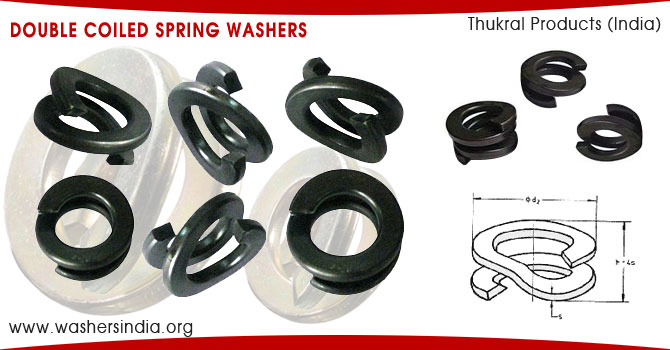 double spring washers double coiled spring washers manufacturers suppliers exporters in india punjab ludhiana