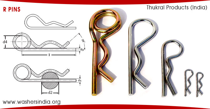 r pins RPins Retaining Pins R-clips Hair Pins double loop r pins rclips manufacturers suppliers exporters in india punjab ludhiana
